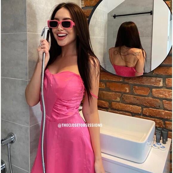 ZARA V-Neck Mini Dress with Link Straps NWT - Picture 10 of 16